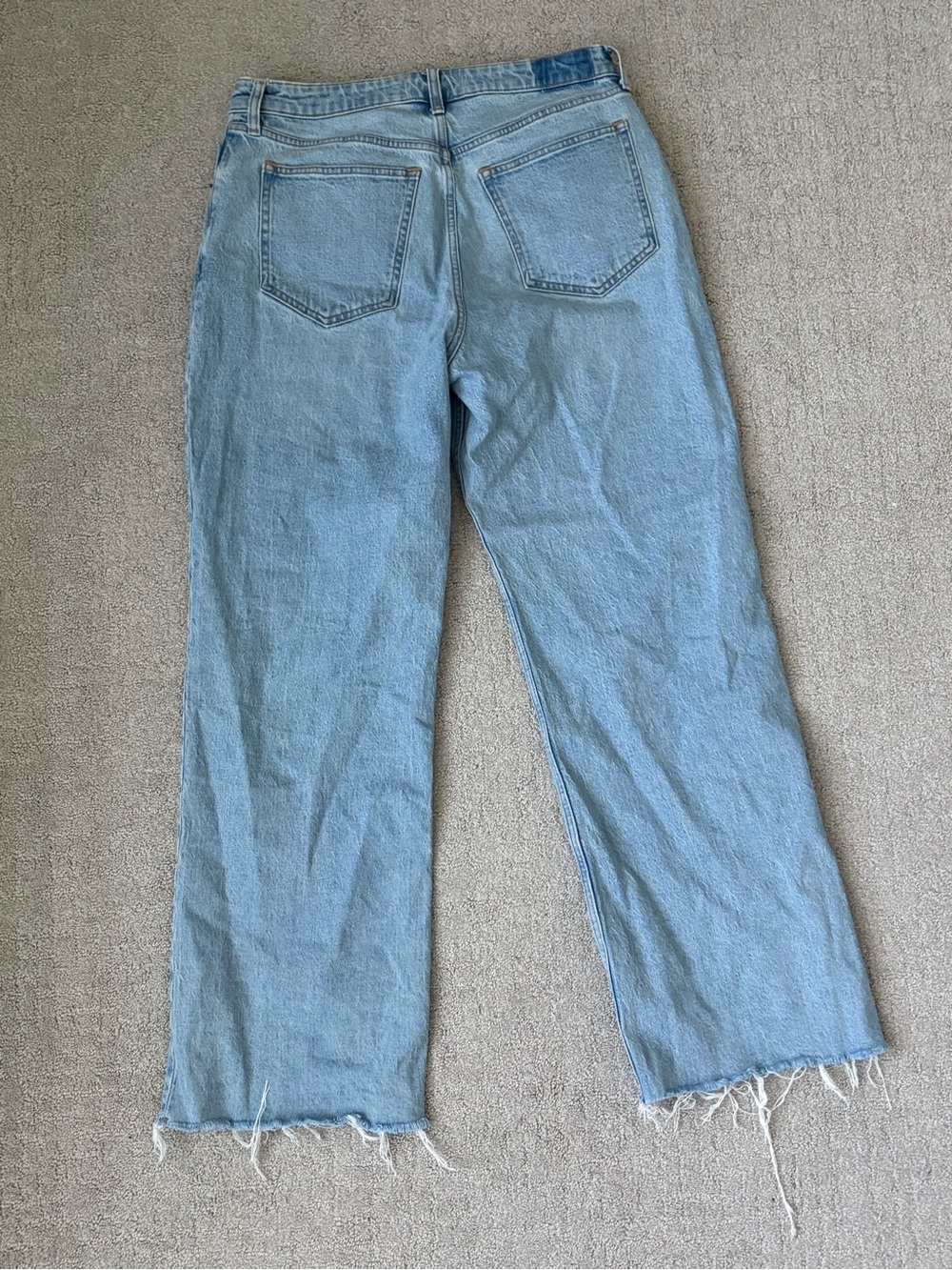 Abercrombie & Fitch Light Wash Straight-Leg Jeans - Picture 2 of 2